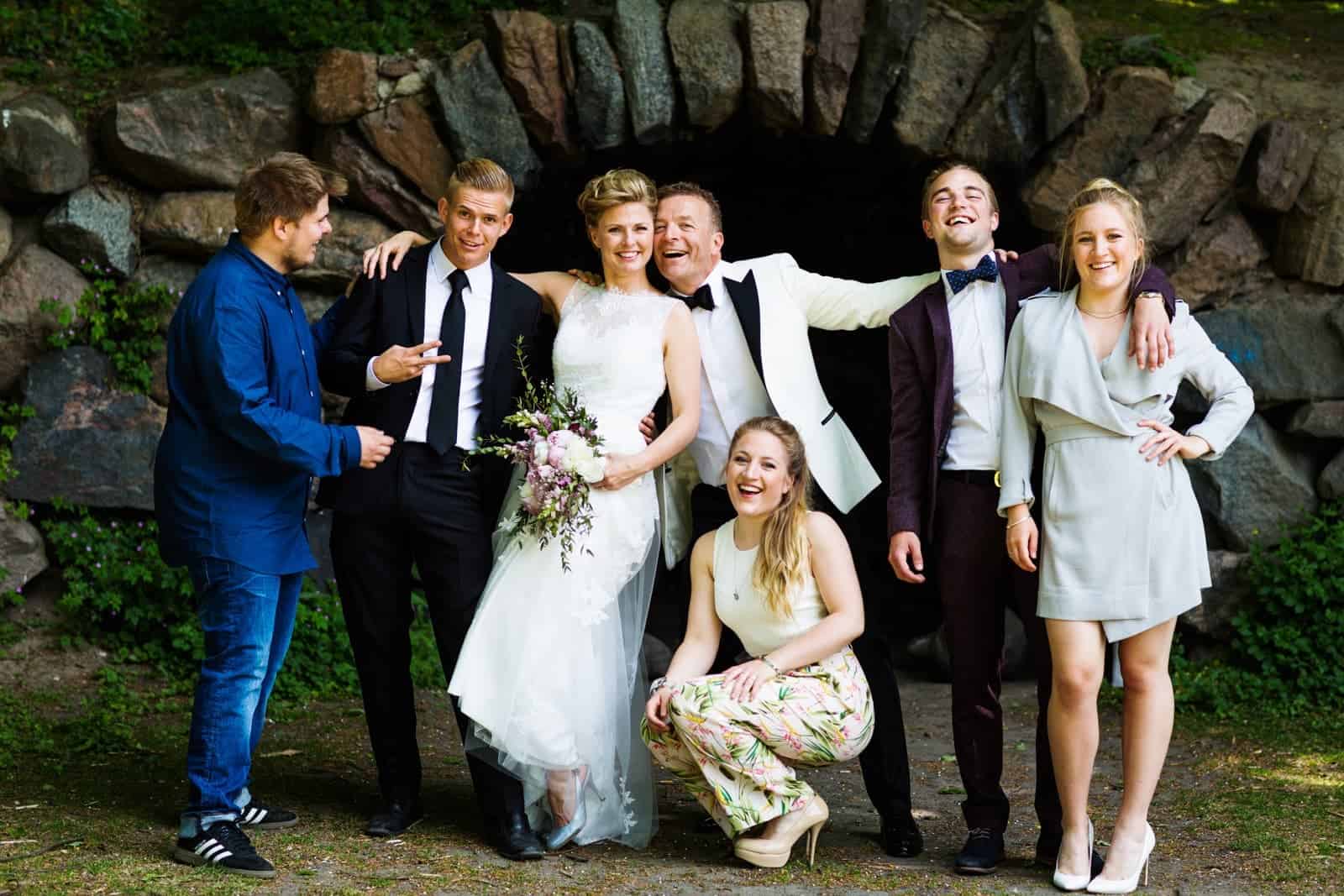 Fotograf til Bryllup i Hellerup - Det sjove Familiebillede